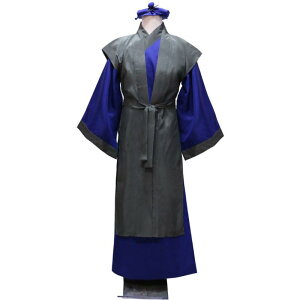 漢服 男女兼用 大人用 時代劇衣装 白蛇伝 白素貞 許仙 小青 仙女風 舞台 演劇 コスプレ イベント 撮影 団体 シフォン 麻風 ポリエステル 切り替え 白 青 緑 赤