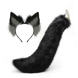 カチューシャ 男女兼用 かわいい 充電式 電動 獣耳 可動 リアル 猫耳 ヘアアクセサリー コスプレ イベント 小物 アニメ風 ふわふわ ファー