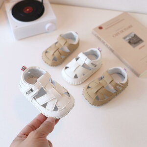 ベビー シューズ ファーストシューズ ソフトソール サンダル 春夏 通気性 滑り止め 耐摩耗 マジックテープ 合成皮革 ゴム底 ラウンドトゥ 男女兼用 カジュアル