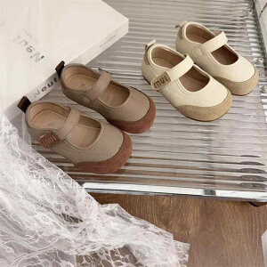 ベビー ファーストシューズ 女の子 キッズ 柔らかい底 カジュアル フラットシューズ マイクロファイバーレザー 通気性 滑り止め 歩きやすい 秋冬 ベージュ カーキ