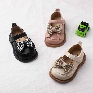 靴 ベビーシューズ 女の子 ソフトソール ファーストシューズ プリンセス リボン マジックテープ 春夏秋 フラットシューズ 合成皮革 PUレザー 通気性 滑り止め 耐摩耗 ホワイト ピンク ブラッ