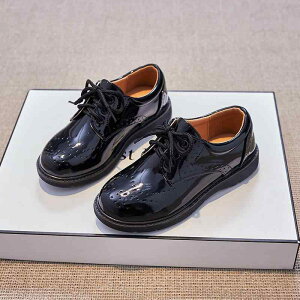 靴 キッズシューズ 男の子 レザーシューズ ブラック ブリティッシュスタイル ラウンドトゥ ソフトソール 学生 スクール 発表会 フォーマル 入学式 卒業式 合成皮革 春秋