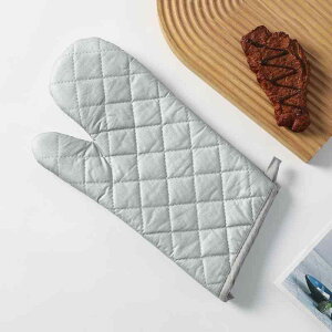 オーブンミトン 綿 厚手 断熱 耐熱 電子レンジ対応 高温 やけど防止 手袋 シルバーカラー キッチン 調理用 クッキング お菓子作り ベーキング 鍋つかみ 台所用品 家庭用 普段使い