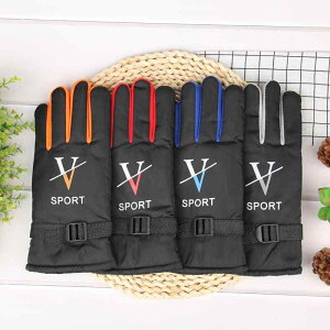 手袋 メンズ 男性用 秋冬 裏起毛 厚手 保温 防寒 防風 ポリエステル 五本指 スキー オートバイ 自転車 アウトドア サイクリング スポーツ 普段使い グローブ