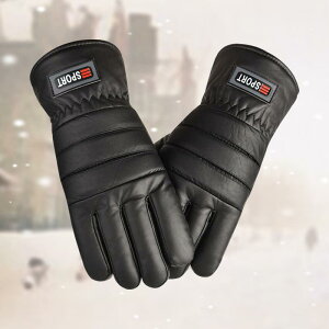 手袋 メンズ 冬季 防風 防水 防寒 保温 裏起毛 PUレザー 滑り止め 耐摩耗性 バイク オートバイ サイクリング 自転車 配達 デリバリー 通勤 通学 アウトドア グローブ あったか