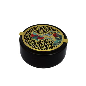 香炉 紫檀 黒檀 線香立て 巻線香立て 銅蓋 家庭用 お香立て 自宅用 リビング 書斎 インテリア 置物 モダン シンプル おしゃれ 上品 高級感 重厚感