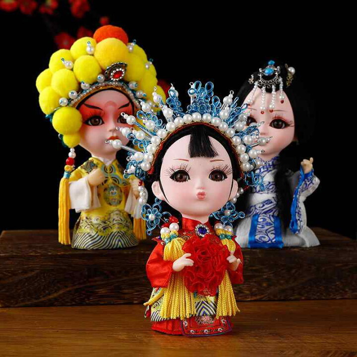 楽天市場】人形 穆桂英 京劇 キャラクター 絹人形 ドール 中国風 中華 