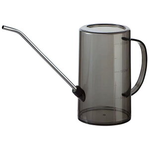 ジョーロ 長口 ステンレス プラスチック製 水差し クリア 透明 家庭用 室内 ベランダ 園芸 ガーデニング 観葉植物 盆栽 野菜 水やり おしゃれ ロングノズル 細口 シンプル