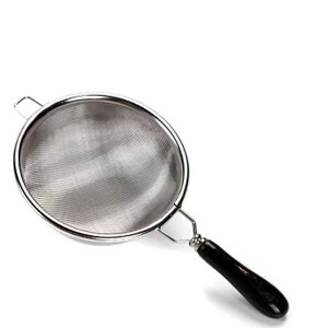 茶こし ステンレス製 ティーインフューザー 茶葉フィルター 深型 紅茶 日本茶 中国茶 お茶 茶道具 茶器アクセサリー 陶器製ハンドル 木製ハンドル 竹製ハンドル 取り外し可能 洗える おしゃ