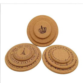 コースター 鍋敷き コルク 木製 キャラクター柄 断熱マット ランチョンマット テーブルマット ボウルマット 皿置き 家庭用