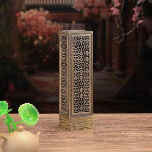 香炉 銅貨柄 新中華風 立式 インセンススタンド お香立て 室内用 家庭用 書斎 茶室 沈香 白檀 金属製 電気メッキ加工 アンティーク レトロモダン オブジェ 香道 癒しアイテム