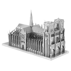 立体パズル ノートルダム大聖堂 3D 立体 メタル DIY 組み立てキット 精密模型 空間認識力向上 脳トレ 大人向け ホビー 知育玩具 プレゼント ギフト 誕生日 クリスマス
