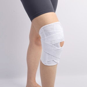 膝サポーター 男女兼用 半月板サポート スポーツ 加圧 ランニング 登山 アウトドア ジョギング ウォーキング 夏用 通気性 吸汗速乾 ポリエステル素材 怪我予防(x2)