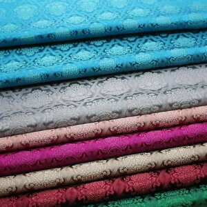 コスチューム生地 キッズ 子供用 中国風 民族衣装 ジャガード織り 錦緞 ポリエステル シルク風 装飾布 クッションカバー 秋冬