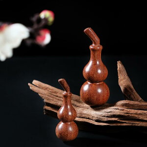 チャーム サンダルウッド ひょうたん キーホルダー 金星模様 紫檀 木製 工芸品 縁起物 手持ち飾り 鑑賞品 癒し