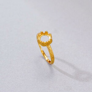 指輪 リング レディース S925純銀製 ゴールド金メッキ オープンリング フリーサイズ サイズ調整可能 空枠 ストーンなし 繊細 上品 エレガント オフィススタイル 通勤