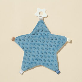 ベビー 赤ちゃん 3Dドット おくるみ ブランケット ぬいぐるみ 歯固め 星形 口に入れて噛める 寝かしつけ 抱き枕 睡眠補助 ハンドパペット もこもこ トイ 多色展開