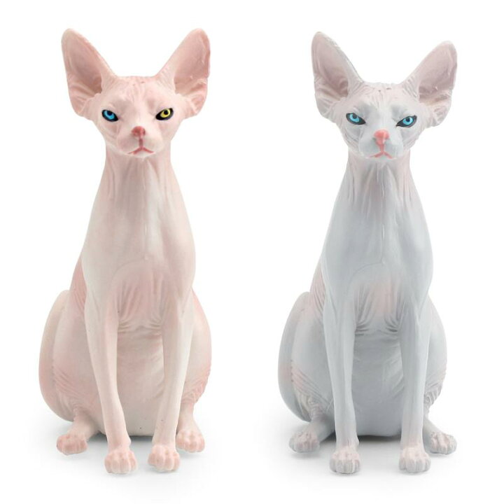 楽天市場】フィギュア スフィンクス猫 リアル 精巧な作り 無毛猫 