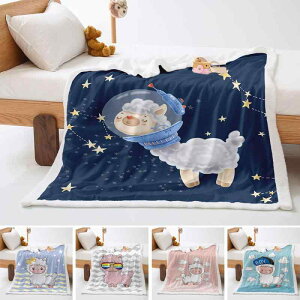 ブランケット ひつじ柄 3Dプリント 厚手 シープボア 超極細繊維 もこもこ ふわふわ あったか 秋冬用 掛け毛布 膝掛け ソファカバー