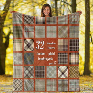 ブランケット 春夏 チェック柄 格子柄 両面 フランネル ポリエステル やわらか 肌触り快適 軽量 デジタルプリント 冷房対策 寝具 オフィス 車内 多色(x2)