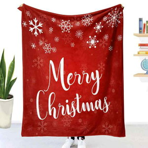 毛布 フランネル 厚手 3Dプリント クリスマス柄 お昼寝 ブランケット ソファカバー ひざ掛け 暖かい 秋冬 ポリエステル ふわふわ もこもこ デザイン モダン(x2)