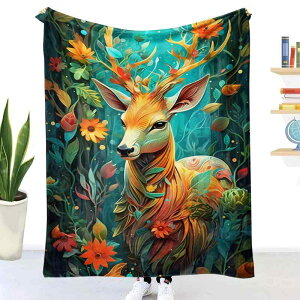 ブランケット 毛布 フランネル 厚手 3Dプリント 立体 動物柄 アニマルデザイン かわいい ふわふわ もこもこ 温かい 保温 防寒 ポリエステル 寝具 秋冬 ソファカバー 大判 ひざ掛け(x2)