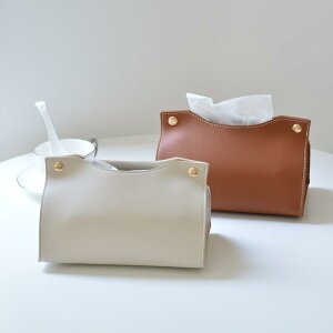 ティッシュケース レザー 高級感 ライトラグジュアリー おしゃれ インスタ映え シンプル モダン リビング 卓上 車内 収納ボックス 防水 多用途 ホワイト ブラウン ブラック