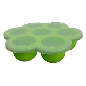 保存容器 ベビー 離乳食 小分け 7穴 蓋付き シリコン 食品ストッカー アイス ゼリー 製氷皿 アイストレー 冷凍 取り出しやすい 食洗機対応 マルチケース