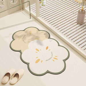 バスマット 珪藻土 ソフト 吸水速乾 滑り止め 浴室 お風呂 洗面所 トイレ 玄関 足拭きマット フロアマット ドアマット 変形 ウォッシャブル アニメ柄