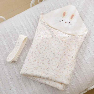 おくるみ 新生児 ベビー 赤ちゃん 綿100% コットン 春夏秋 薄手 キルティング フード付き 抱っこ布団 スワドル ブランケット 退院時 出産準備 お宮参り