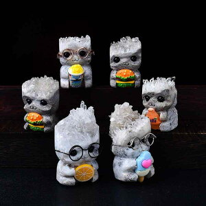 置物 天然白水晶 クラスター 原石 彫刻 インテリア オブジェ パワーストーン 浄化 ヒーリング 卓上 飾り リビング 玄関 書斎 寝室 クリスタル ホワイト