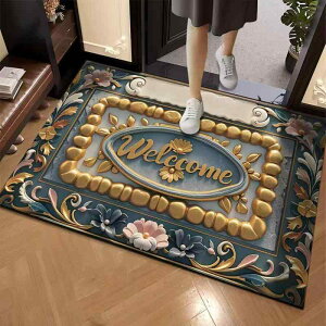 フロアマット 珪藻土 吸水 速乾 立体卵石柄 玄関 ドアマット バスルーム 浴室 キッチン 台所 足拭き 洗面所 脱衣所 滑り止め 北欧風 おしゃれ 洗濯可能