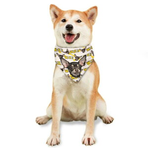 犬用 バンダナ スタイ よだれかけ 三角巾 ペット用 首飾り アクセサリー ポリエステル製 プリント柄 かわいい おしゃれ 小型犬 中型犬 大型犬 散歩 お出かけ 普段使い イベント