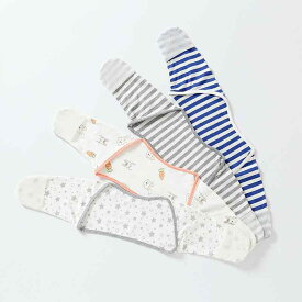 ベビーウェア 新生児 赤ちゃん おくるみ スリーパー ミトン付き 指しゃぶり防止 引っかき対策 顔保護 通気性 快適 快眠 2WAY袖 男女兼用