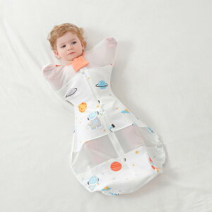 ベビー スリーパー 新生児 乳児 おくるみ 抱っこ布 通気性 メッシュ 薄手 綿 コットン 春夏 夜泣き防止 安眠 快眠 寝袋