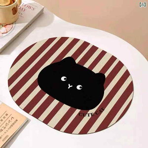 テーブルマット PVC 合皮 キャラクター ランチョン コーヒーメーカー バーカウンター デスク用 キッチン ダイニング オフィス カフェ 普段使い 滑り止め 耐熱 防水 耐摩耗 コースター かわい
