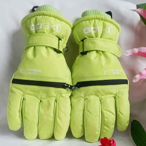 スキーグローブ 男女兼用 厚手 撥水 防水 裏起毛 フリース 防寒 保温 アウトドア サイクリング ツーリング バイク 電動自転車 手袋 秋冬