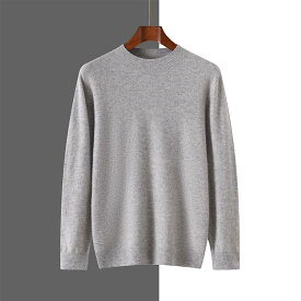 セーター メンズ 秋冬 カシミヤ 羊毛 ニット プルオーバー クルーネック 丸首 長袖 肌に優しい ソフトタッチ 定番 ベーシック トップス 普段使い カジュアル