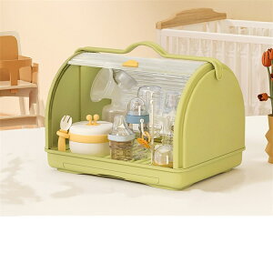 哺乳瓶ケース 卓上ボルダー 持ち手付き 水切り ボックス 哺乳瓶乾燥ラック スタンド 持ち運び便利 防カビ 清潔 かわいい 赤ちゃん 哺乳瓶キャリー