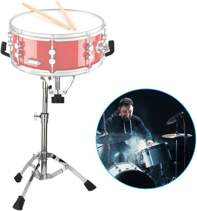 楽天市場】スネアドラムスタンド ドラム練習パッド 持ち運び可能 調整  