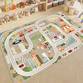 子供ゲームパッド 遊びマット 道路交通 カーペット プレイマット 線路 道路 電車 おもちゃ ベビーや子供の部屋 ベット キッズラグ 洗える 吸水 防音 防臭 防汚 遊び ラグ 地図マップ 滑り止め ゲーム 女の子 男の子 知育玩具 保育園 幼稚園 床暖房対応 寝室 プレゼント