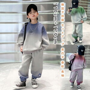 韓国子供服 セットアップ 男の子 春秋 長袖 パーカー ロングパンツ カジュアル ナチュラル ズボン 上下セット スポーツウェア カジュアル キッズ こども 可愛い きれいめ 卒園式/入学式 110 12