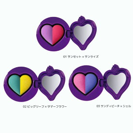 選択 予約：6月1日発売【アイカラー・01 / 02 / 03 】ANNA SUI アナ スイ ヴィヴィッド アイカラー 『 01 サンセット × サンライズ / 02 ビッグリーフ × サマーフラワー / 03 サンディビーチ × シェル 』 コスメティックス