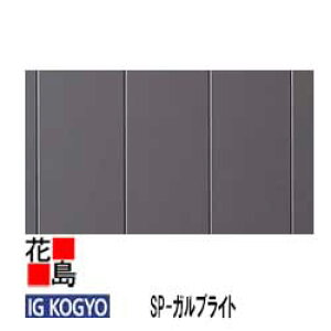 アイジー IG 金属サイディング 外壁材 本体【SP-ガルブライト】標準品 長さ:4000mm 働き幅:300mm 総幅:338.5mm 厚さ:15mm 重量:16Kg/3.3平方メートル 入り数:6枚 たて・よこ張り