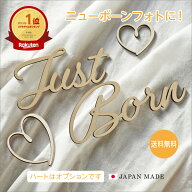 ランキング受賞 レターバナー Just Born ニューボーンフォト ウッドバナー 出産祝 誕生日 飾り 壁に貼る…