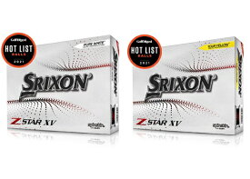 【USA直輸入品】スリクソン Srixon Z-STAR XV ゴルフボール12球入り ツアーイエロー/ピュアホワイト【送料無料】