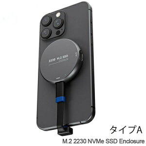 SSDGN[W[ SSD OtP[X M.2 NVMe2230P[X TYPE-C PD100W}[d eʊg A~@f[^]@iPhone 17/16/15 Pro Max ProResۑΉ