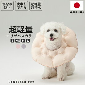 【全品10％OFFセール開催中】エリザベスカラー 超軽量 選べる4サイズ ビーズ 小型犬 中型犬 猫 犬 全2色 送料無料 日本製 ソフト ドーナツ 撥水加工 洗える 手術後 術後 防止 保護 傷口 ストレス軽減 傷舐め防止 引っ掻き防止 傷口保護 去勢手術 介護