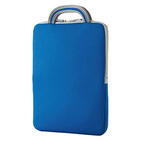 エレコム パソコンケース PCケース GIGAスクール オンライン学習 タブレット学習 ランドセル対応 11.6インチまで PC・タブレット用 ipad 10.2インチ 他 耐衝撃 撥水加工 ネームタグ付 ハンドル付 ブルー BM-IBHPFV11BU