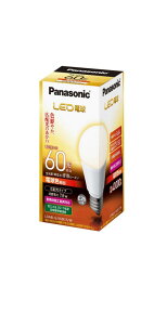 �p�i�\�j�b�N LED�d�� �������a26mm �d��60W�`���� �d���F����(7.8W) ��ʓd���E�L�z���^�C�v ���`���Ή� LDA8LGK60ESW